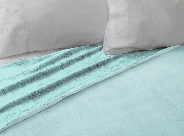 FRAZADA DORAL FLANNEL DUBLIN VERDE 1.5 PL - 2