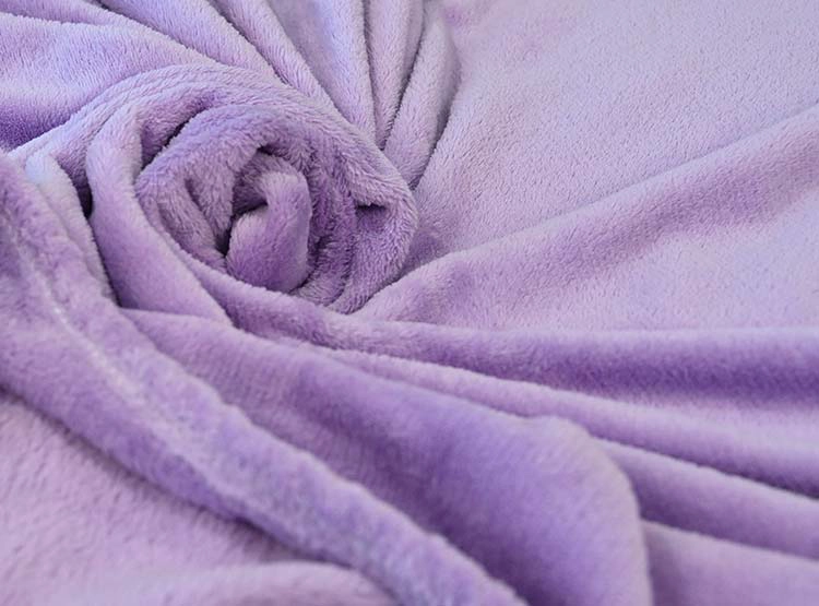 FRAZADA DORAL FLANNEL LISA LILA KING - 2