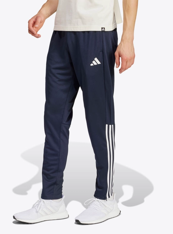 PANTALÓN DE BUZO AJUSTADO ADIDAS AEROREADY SERENO REGULAR CUT 3 TIRAS PIERNA CÓNICA - 1