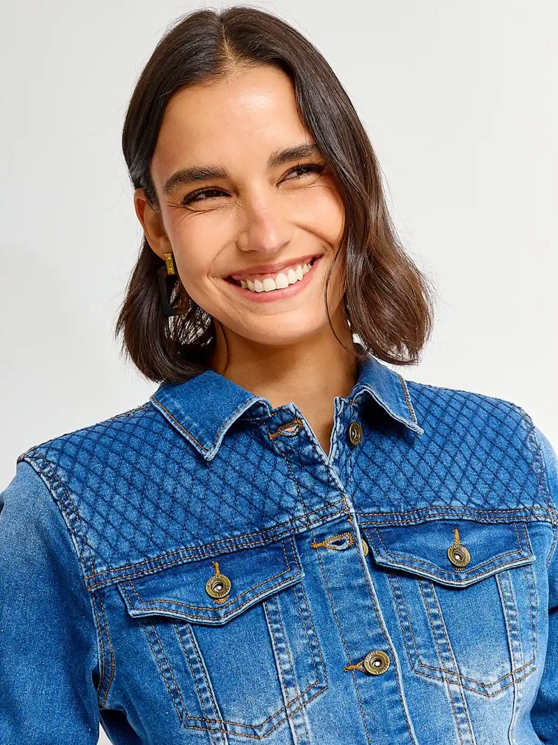 CHAQUETA MUJER REGATTA ALGODÓN CORTA DENIM - 3
