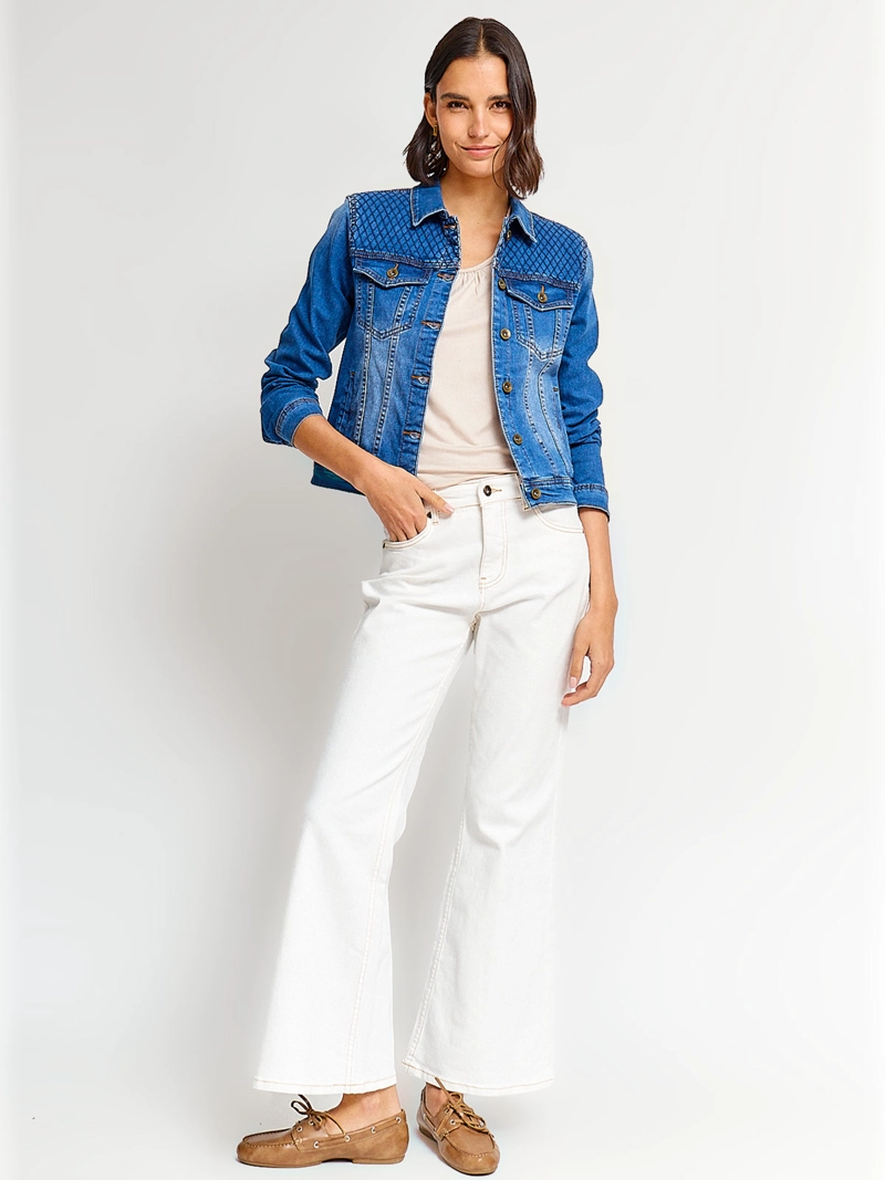 CHAQUETA MUJER REGATTA ALGODÓN CORTA DENIM - 4