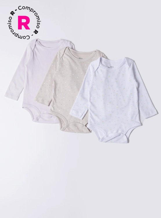 TRIPACK BODIES NIÑA BABY HARVEST