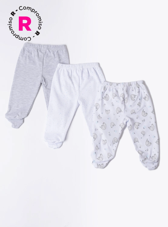TRIPACK PATITAS NIÑO BABY HARVEST - 1