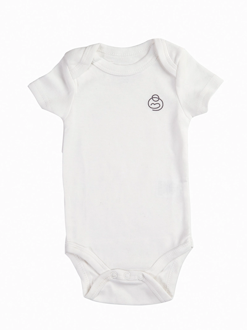 PACK 8 BODYS ALGODÓN UNISEX BEBESIT BLANCO MANGA CORTA - 3