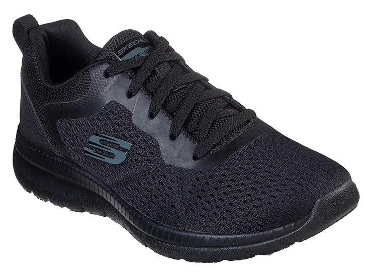 ZAPATILLA MUJER SKECHERS CASUAL NEGRO BOUNTIFUL - 1
