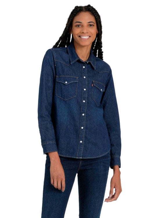 BLUSA MUJER LEVI'S MANGA LARGA DENIM - 2