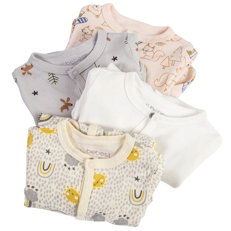 PACK 4 PIJAMA ALGODÓN UNISEX BEBESIT MULTICOLOR - 11