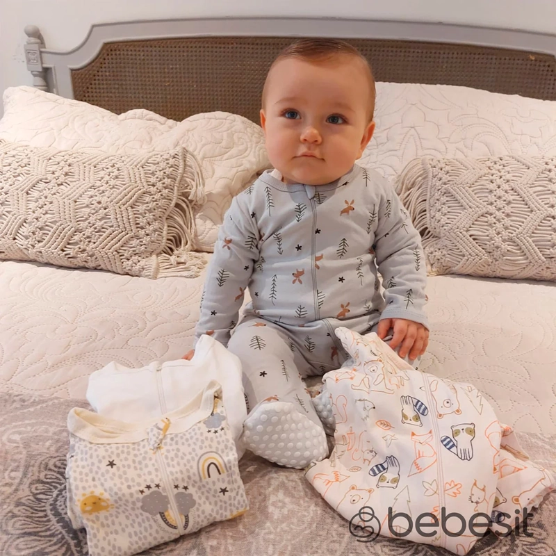 PACK 4 PIJAMA ALGODÓN UNISEX BEBESIT MULTICOLOR - 9