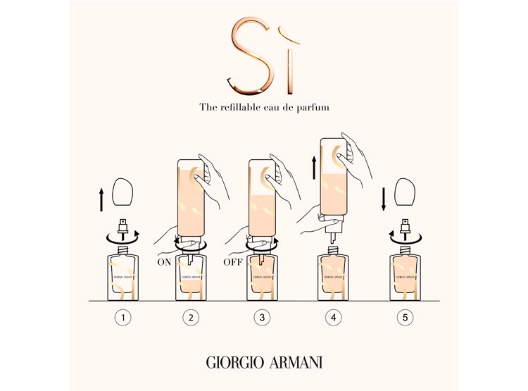PERFUME REFILL GIORGIO ARMANI SÍ PARA MUJER EDP 100ML - 5