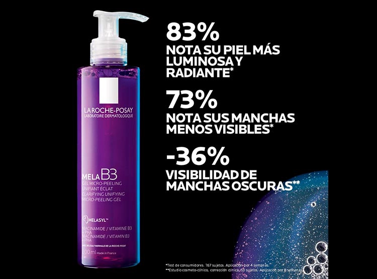 LIMPIADOR FACIAL LA ROCHE-POSAY ANTIMANCHAS MELA B3 200 ML - 3