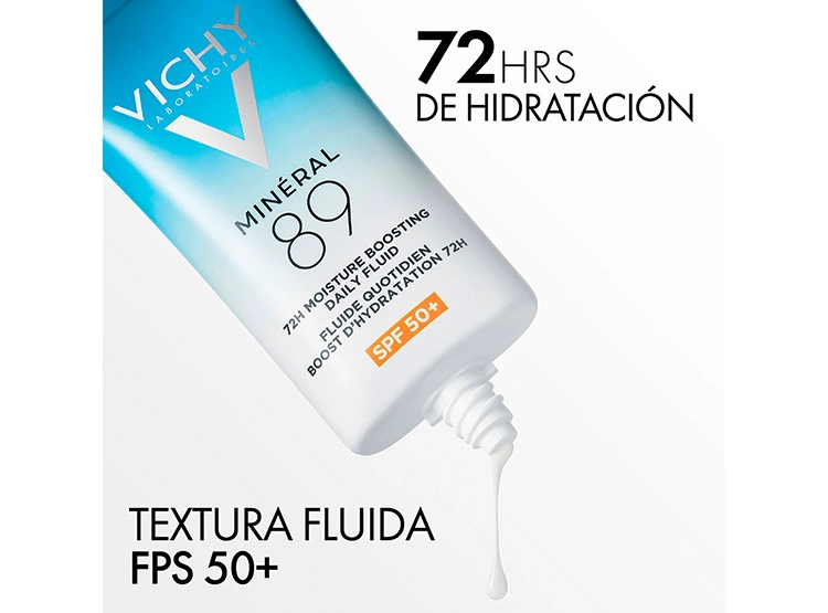 CREMA FACIAL VICHY HIDRATANTE MINÉRAL 89 UV FLUID SPF 50+ 50 ML - 2