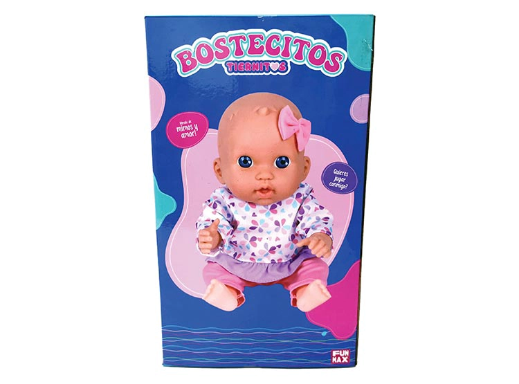 MUÑECA BOSTECITOS TIERNITOS 20 CM 4 SONIDOS - 3