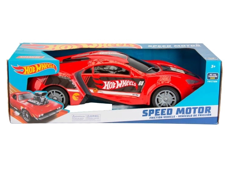 VEHÍCULO FRICCIÓN HOT WHEELS SPEED MOTOR 42 CM - 3