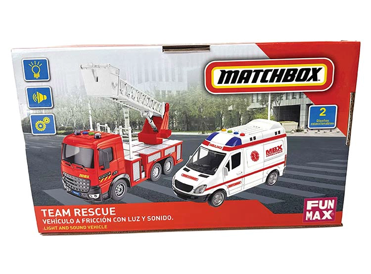 VEHÍCULO L&S TEAM RESCUE 30 CM - 4