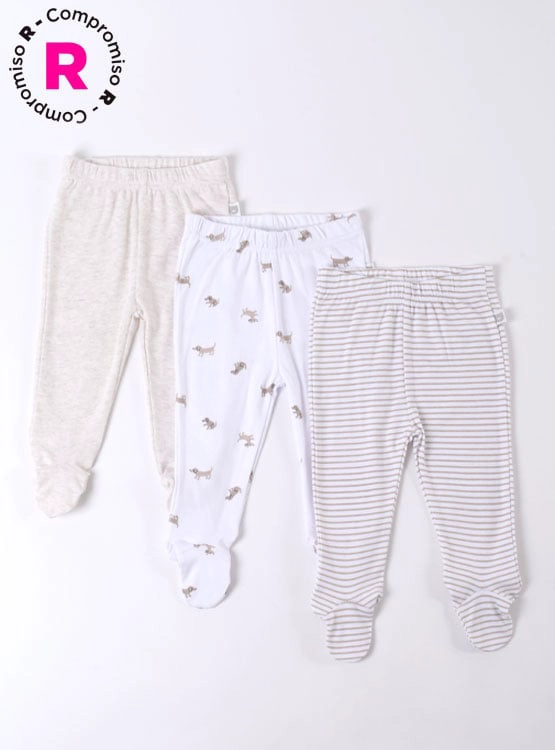 TRIPACK PATITAS UNISEX BABY HARVEST