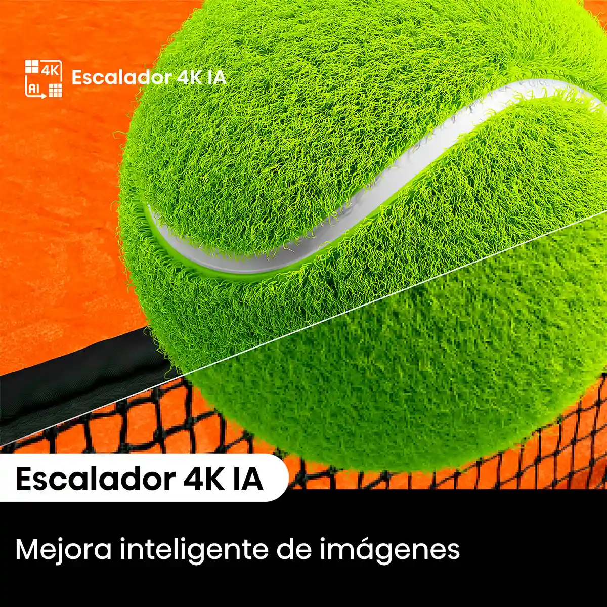 SMART TV HISENSE LED 4K UHD 55” 55A6N Negro, foto 6