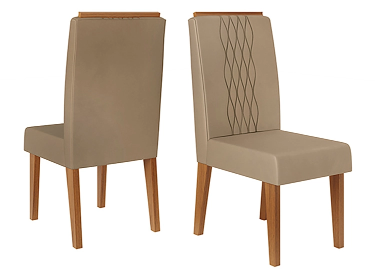 JUEGO DE COMEDOR VEKKA HOME ITALIA 4S - 4
