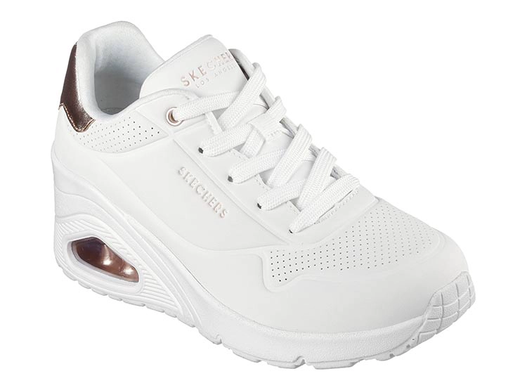 ZAPATILLAS MUJER SKECHERS CASUAL BLANCO UNO WEDGE - 2