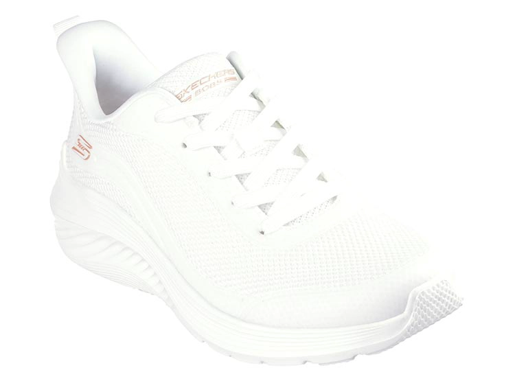 ZAPATILLAS MUJER SKECHERS CASUAL BLANCO BOBS SQUAD WAVES - 2