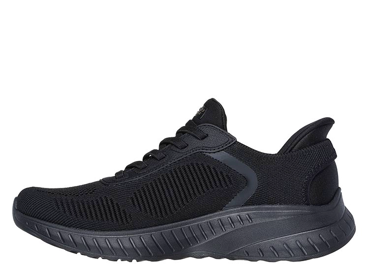 ZAPATILLAS MUJER SKECHERS CASUAL NEGRO BOBS SQUAD CHAOS - 3