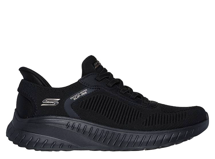 ZAPATILLAS MUJER SKECHERS CASUAL NEGRO BOBS SQUAD CHAOS - 1