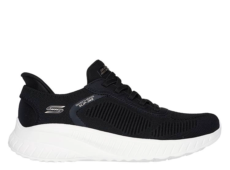 ZAPATILLAS MUJER SKECHERS CASUAL NEGRO BOBS SQUAD CHAOS - 1