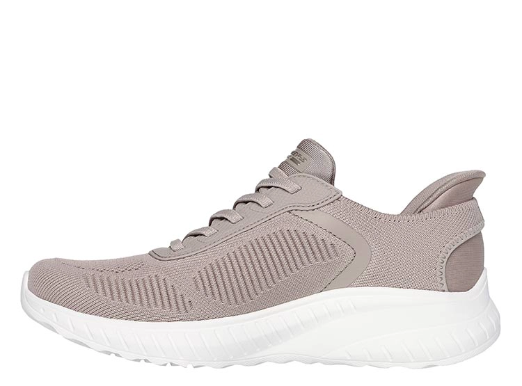 ZAPATILLAS MUJER SKECHERS CASUAL TAUPE BOBS SQUAD CHAOS - 3