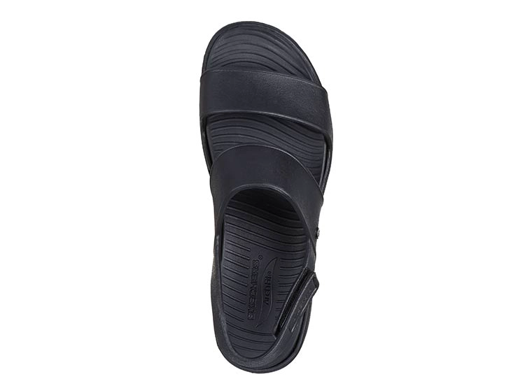 SANDALIAS MUJER SKECHERS NEGRO ARCH FIT UPBEAT - 4