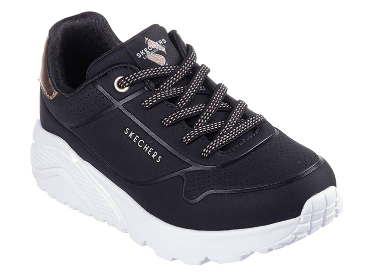 ZAPATILLAS NIÑA SKECHERS NEGRO UNO LITE - 2