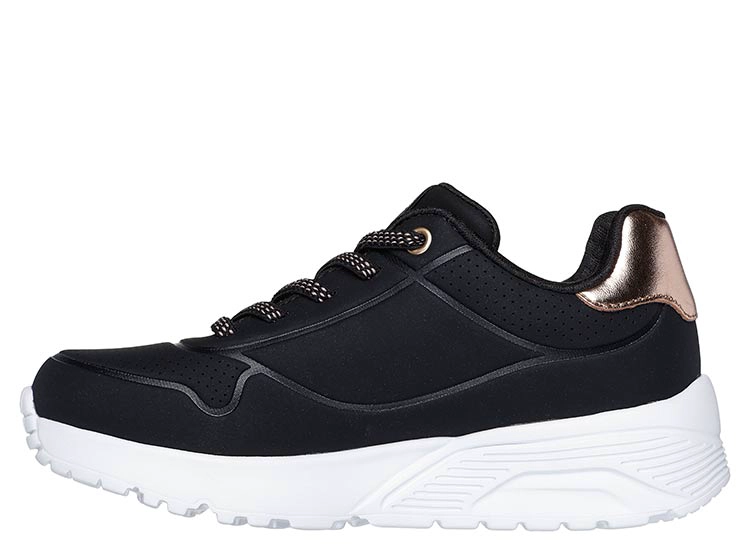 ZAPATILLAS NIÑA SKECHERS NEGRO UNO LITE - 3