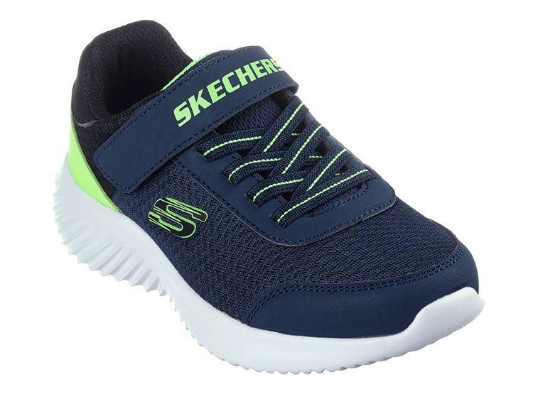 ZAPATILLAS NIÑO SKECHERS AZUL MARINO BOUNDER - 2