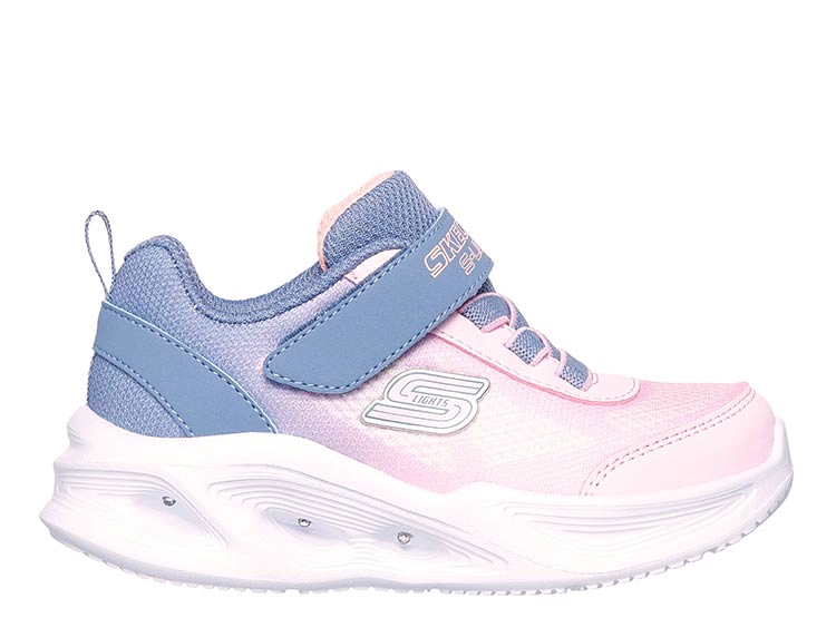 ZAPATILLAS CON LUCES NIÑA SKECHERS ROSADO SOLA GLOW - 1