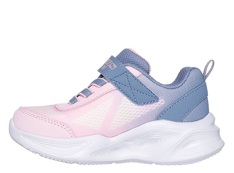 ZAPATILLAS CON LUCES NIÑA SKECHERS ROSADO SOLA GLOW - 4
