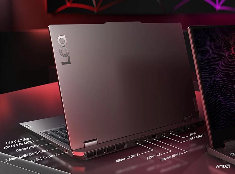 NOTEBOOK GAMER LENOVO LOQ 15ARP9 AMD RYZEN 7 24GB RAM 512GB SSD NVIDIA RTX4050 15.6” - 8