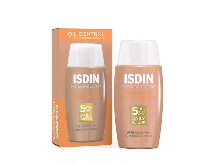 FOTOPROTECTOR ISDIN FUSION WATER MAGIC COLOR MEDIUM  SPF50 50 ML - 1