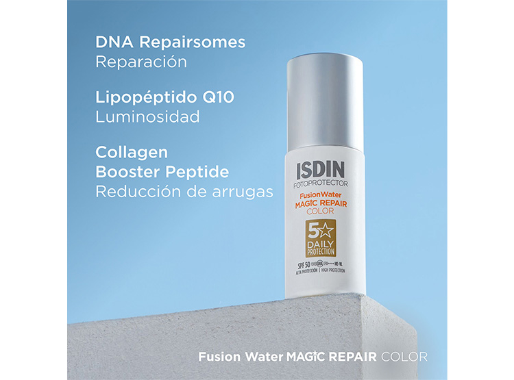 PROTECTOR SOLAR FACIAL ISDIN MAGIC REPAIR COLOR SPF 50 50 ML - 5