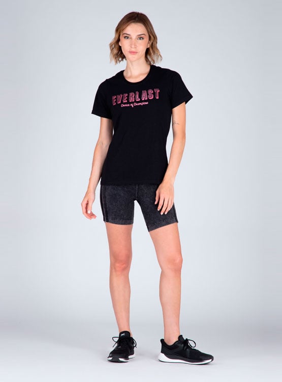POLERA MANGA CORTA MUJER EVERLAST VARADERO