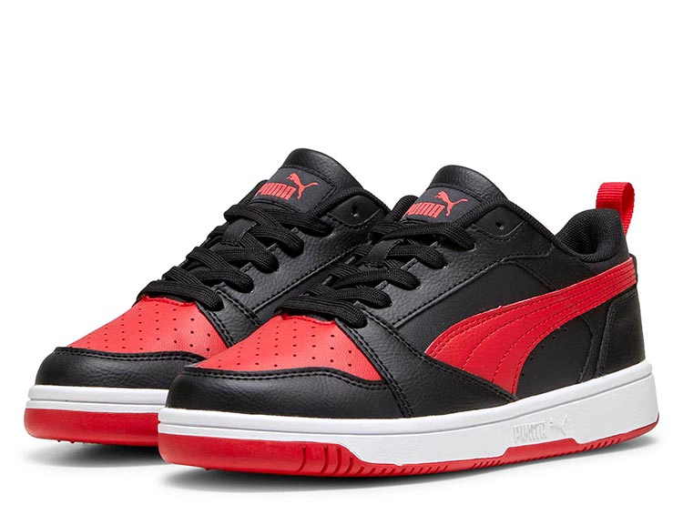 ZAPATILLAS NIÑO PUMA CASUAL NEGRO REBOUND V6 LO - 2