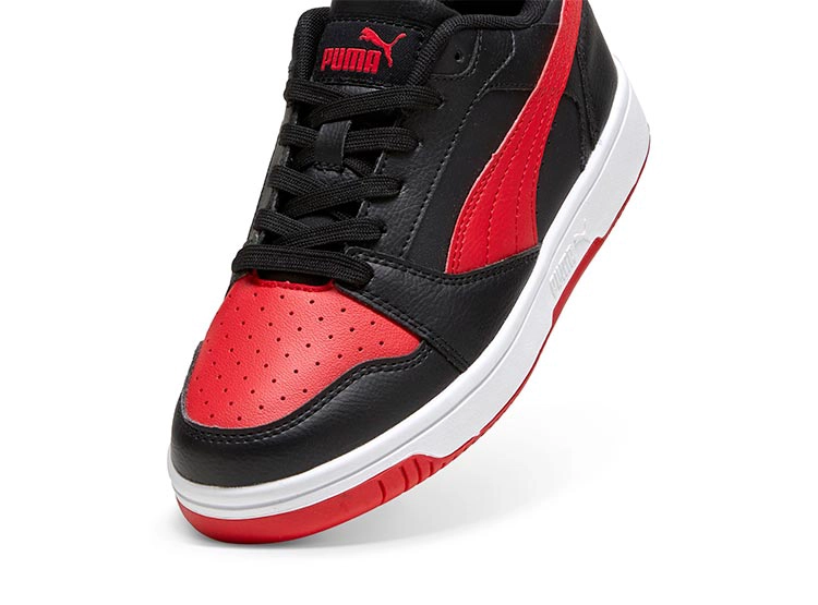 ZAPATILLAS NIÑO PUMA CASUAL NEGRO REBOUND V6 LO - 5