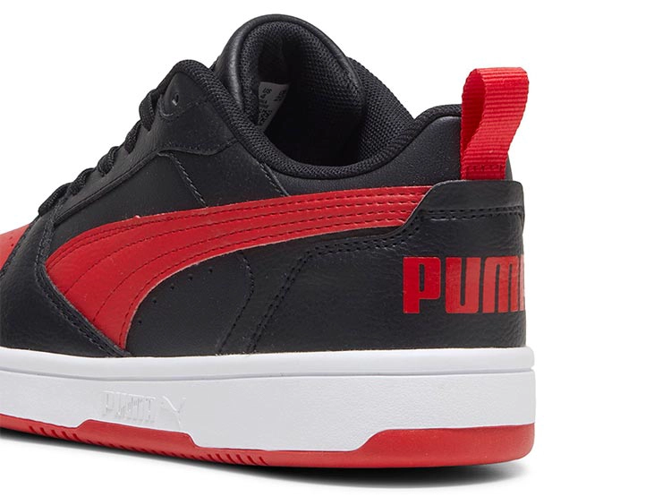 ZAPATILLAS NIÑO PUMA CASUAL NEGRO REBOUND V6 LO - 6