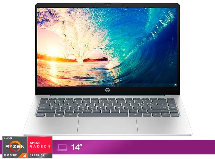 NOTEBOOK HP 14-EM0004LA AMD RYZEN 3 8GB RAM 512GB SSD 14” - 1