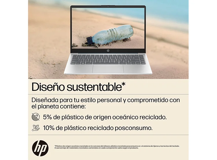 NOTEBOOK HP 14-EM0004LA AMD RYZEN 3 8GB RAM 512GB SSD 14” - 12