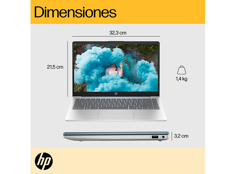 NOTEBOOK HP 14-EM0004LA AMD RYZEN 3 8GB RAM 512GB SSD 14” - 7