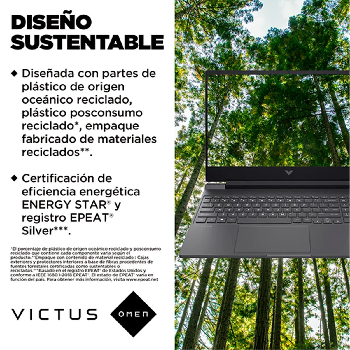 NOTEBOOK GAMER HP VICTUS 15-FA0026LA INTEL CORE I5 16GB RAM 512GB SSD NVIDIA RTX 3050 15.6” - 14