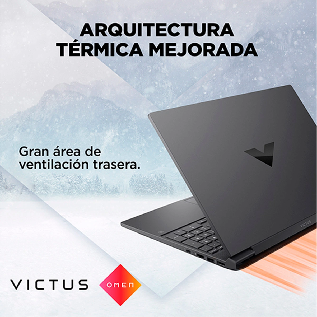 NOTEBOOK GAMER HP VICTUS 15-FA0026LA INTEL CORE I5 16GB RAM 512GB SSD NVIDIA RTX 3050 15.6” - 10