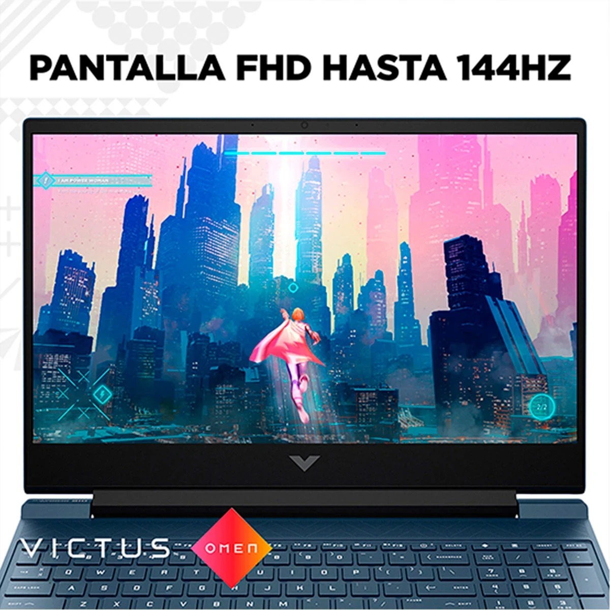 NOTEBOOK GAMER HP VICTUS 15-FA1097LA INTEL CORE I7 16GB RAM 1TB SSD NVIDIA RTX 4050 15.6” - 9