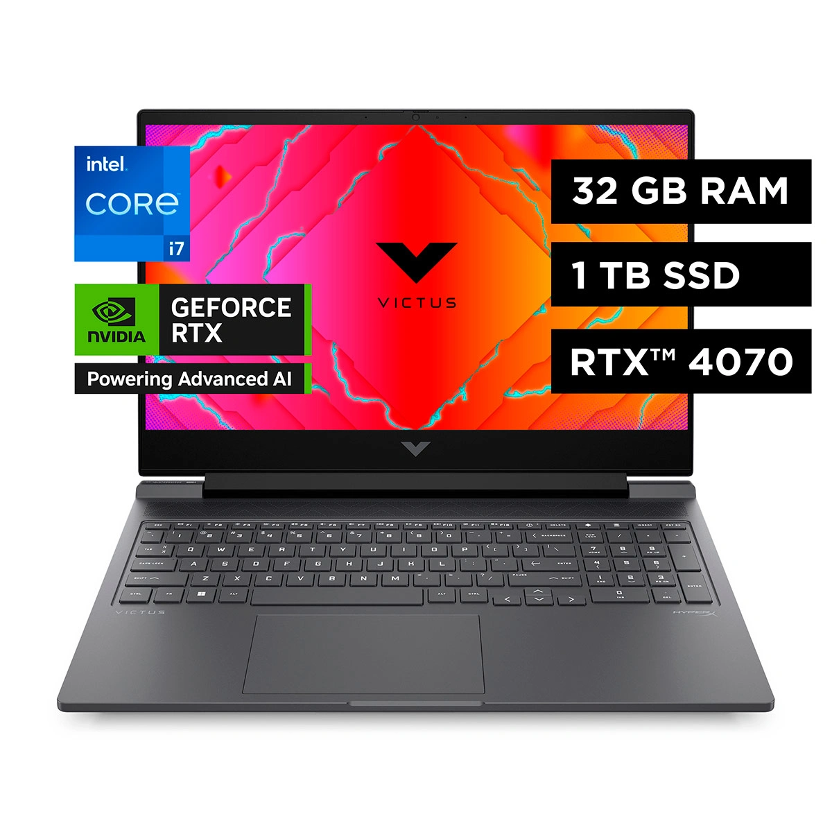 NOTEBOOK GAMER HP VICTUS 16-R1016LA INTEL CORE I7 32GB RAM 1TB SSD ...