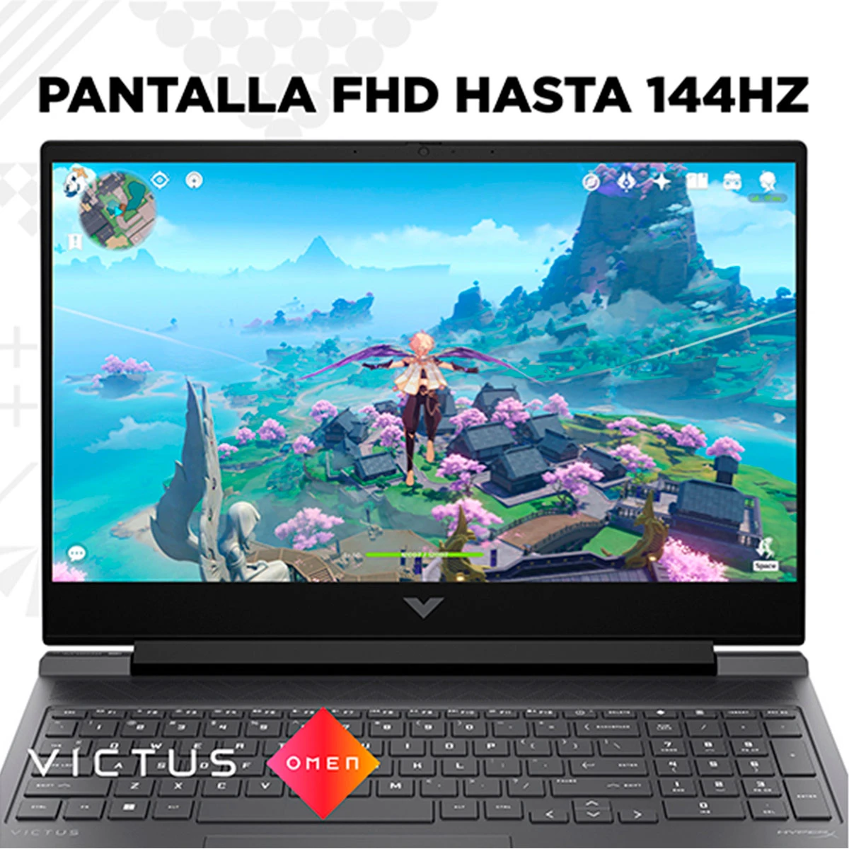NOTEBOOK GAMER HP VICTUS 16-R1016LA INTEL CORE I7 32GB RAM 1TB SSD NVIDIA RTX 4070 16.1” - 8