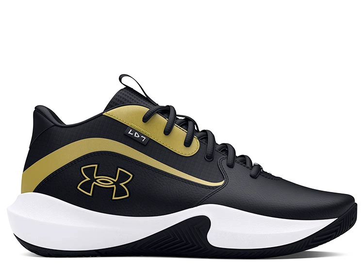 ZAPATILLAS CUERO HOMBRE UNDER ARMOUR BÁSQUETBOL NEGRO LOCKDOWN 7 - 1