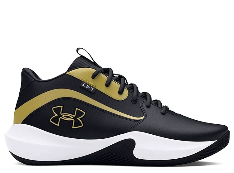 ZAPATILLAS CUERO HOMBRE UNDER ARMOUR BÁSQUETBOL NEGRO LOCKDOWN 7